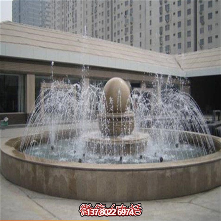 精美中式風(fēng)水球園林雕塑，提升小區(qū)公園噴泉擺放風(fēng)水氣質(zhì)