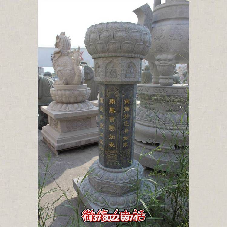 精美大理石浮雕石柱，點綴你的寺廟
