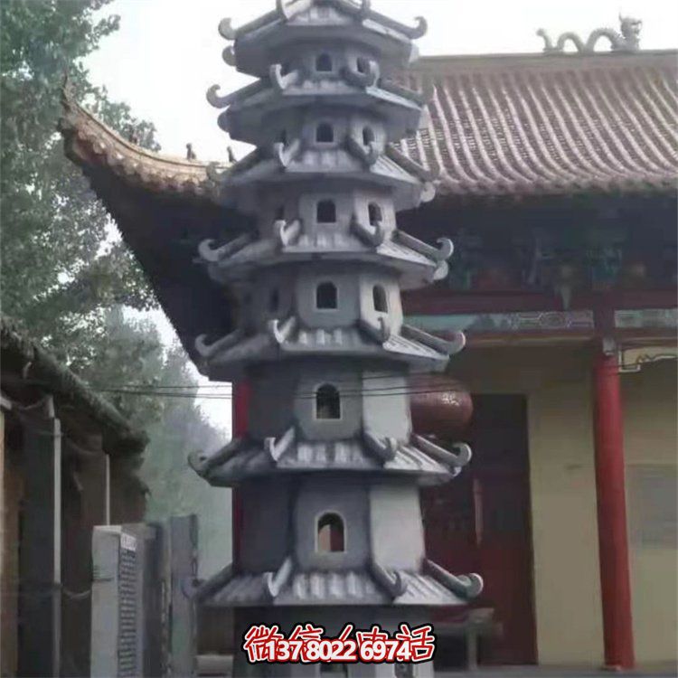 大理石石雕佛塔雕塑，傳承古老文明