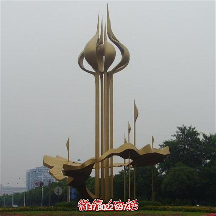 大型不銹鋼景觀擺件，為廣場(chǎng)帶來活力