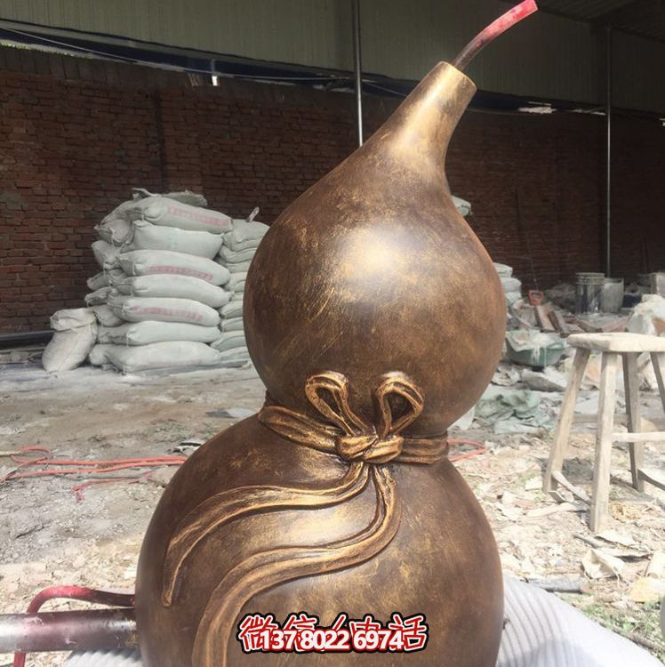 萬用銅雕葫蘆，集家居裝飾、鎮(zhèn)宅辟邪、雕塑藝術(shù)于一體
