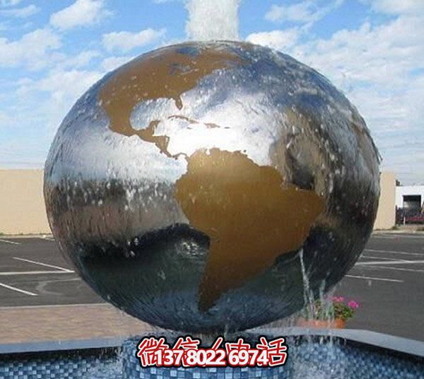 高品質(zhì)不銹鋼噴泉雕塑，裝點(diǎn)你的公園