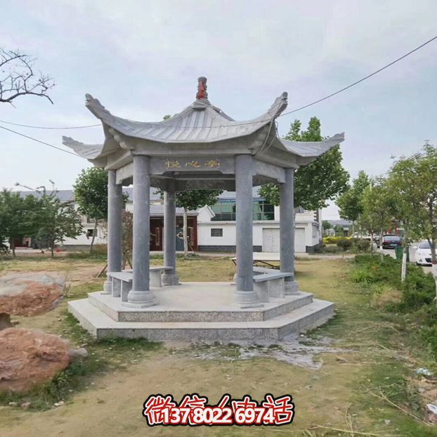 舒適涼亭休息座椅，最適合鄉(xiāng)村戶外休閑