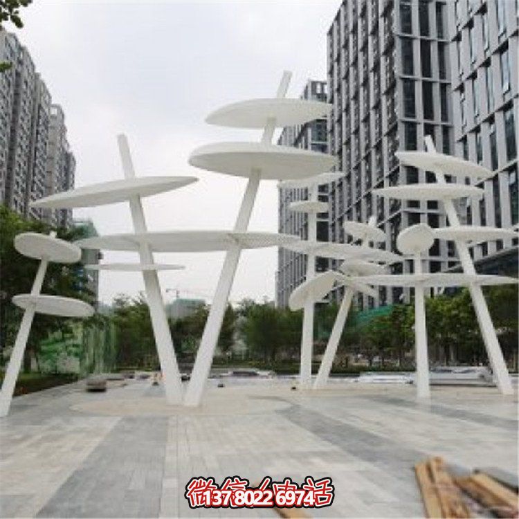 不銹鋼大型樹葉雕塑，為你的戶外景觀創(chuàng)造獨(dú)特的創(chuàng)意