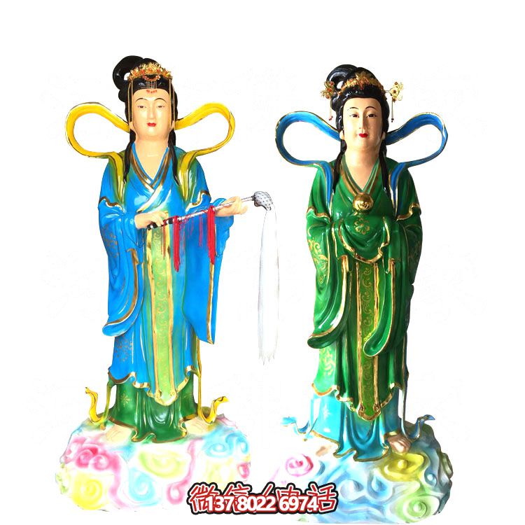 七仙女玻璃鋼雕塑，打造完美園林