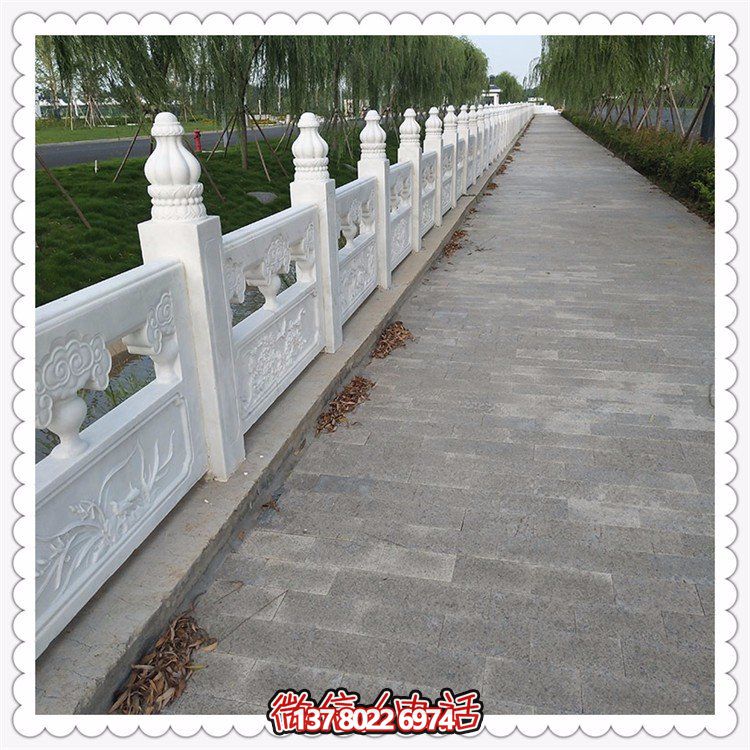 精美石雕護(hù)欄，讓您的河道美化更上一層樓