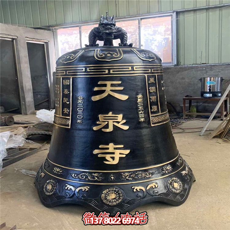 天泉青銅掛鐘雕塑傳承古老文化，鑄就精美藝術(shù)品
