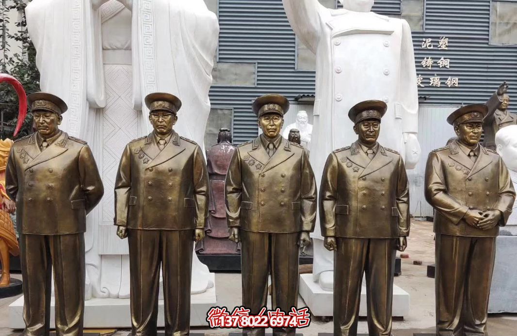 仿銅偉人元帥玻璃鋼雕塑，締造景區(qū)世界十大經(jīng)典
