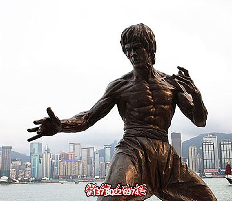 李小龍銅雕雕塑，緬懷經(jīng)典電影明星