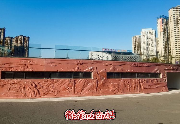 絢麗藝術(shù)空間，創(chuàng)意戶外浮雕銅雕影壁壁畫雕塑