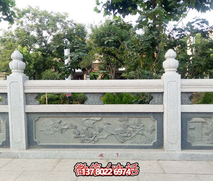 精美石欄系列，搭配園林花園，提升圍欄美感