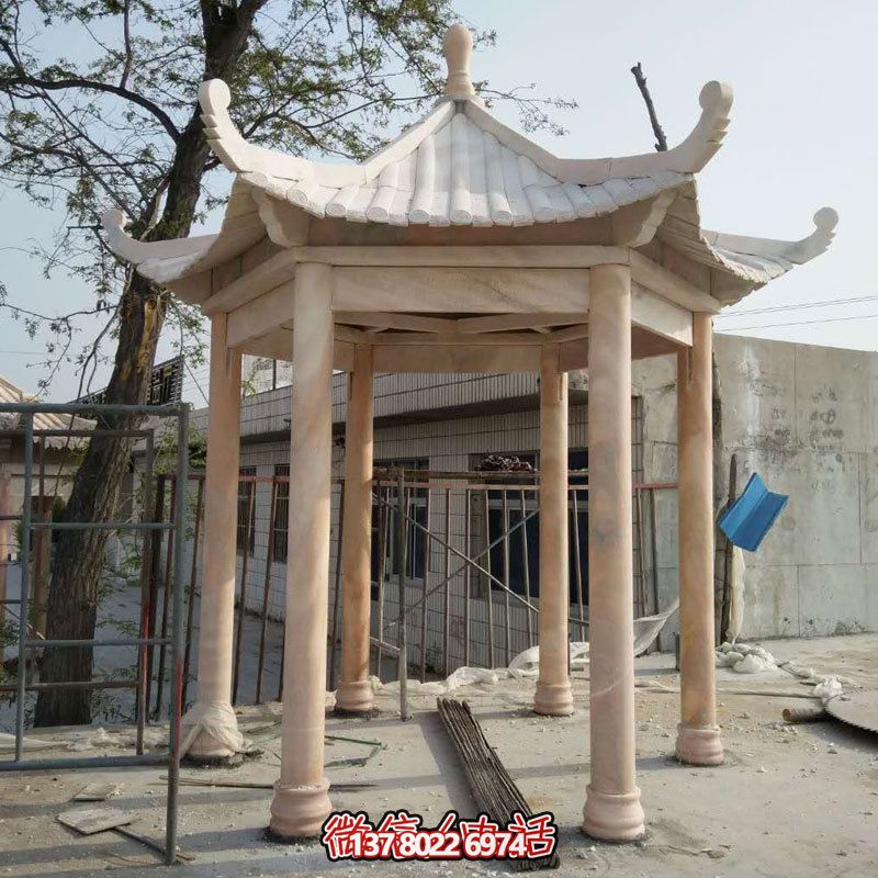 大理石休閑涼亭，美化庭院陽臺(tái)