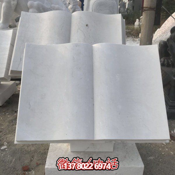 精美的大理石石雕雕塑——點綴園林校園，美化書籍之美