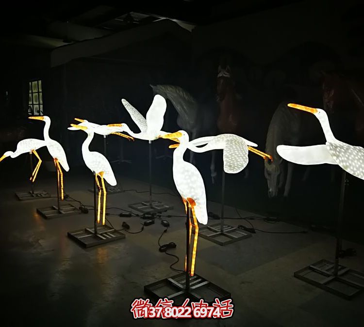 玻璃鋼雕塑景觀亮化，點亮景區(qū)園林
