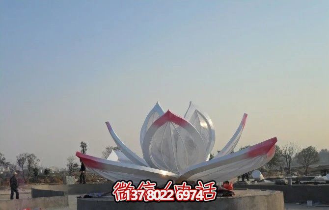 鏡面不銹鋼戶(hù)外荷花雕塑 鏡面不銹鋼戶(hù)外荷花雕塑