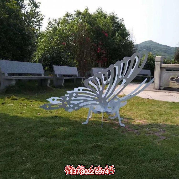 高級不銹鋼雕塑擺件，讓公園更加美麗