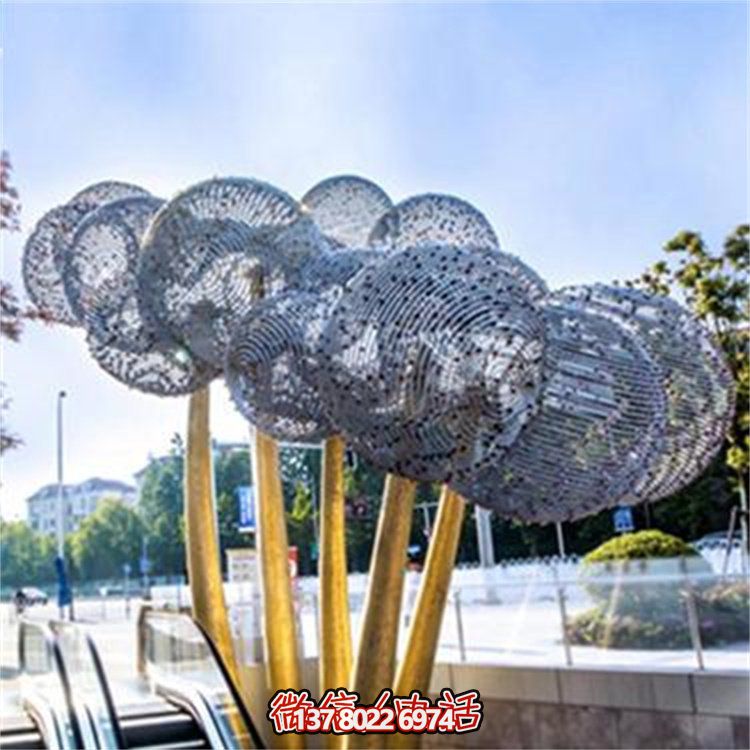 不銹鋼雕塑，點綴城市地標(biāo)，為建筑、園林、廣場、景觀增添獨特魅力