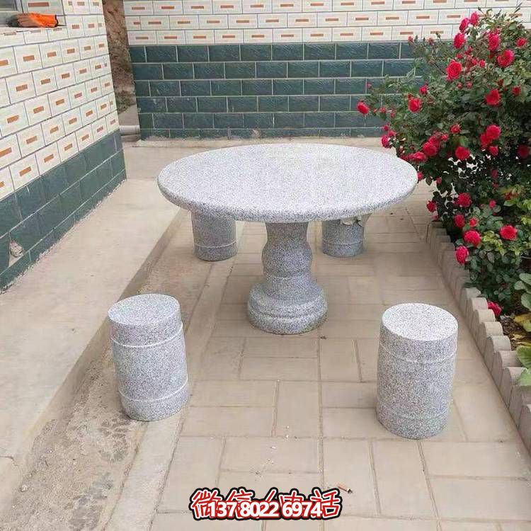 花崗巖石凳，室外私家院子裝飾