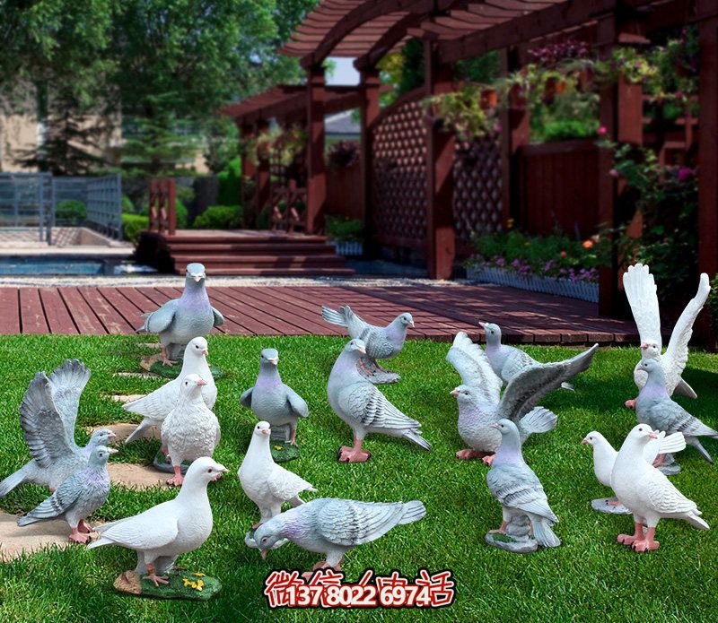 童趣仿真動(dòng)物樹(shù)脂雕塑，打造完美草坪戶外景觀