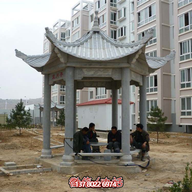 古典風情涼亭，點綴小區(qū)廣場，讓您休閑身心