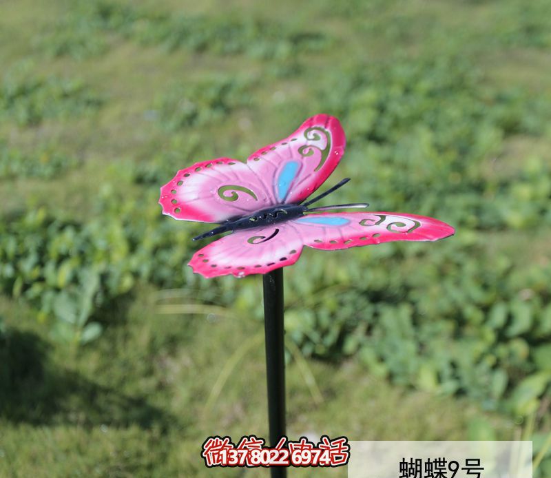 不銹鋼蝴蝶雕塑，創(chuàng)意裝點(diǎn)公園環(huán)境