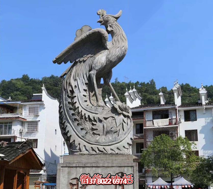 鳳凰雕塑，給公園帶來(lái)靈動(dòng)之美
