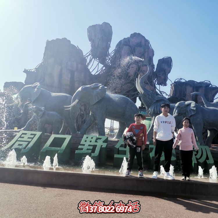 美麗的戶外玻璃鋼雕塑，引領景觀主題
