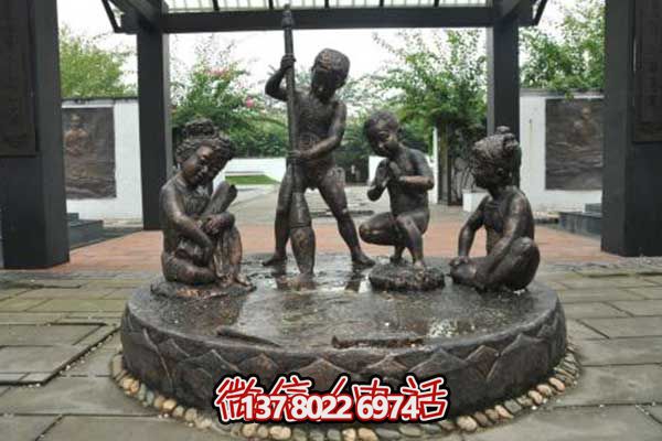 不銹鋼銅雕毛筆，為兒童締造景區(qū)樂趣