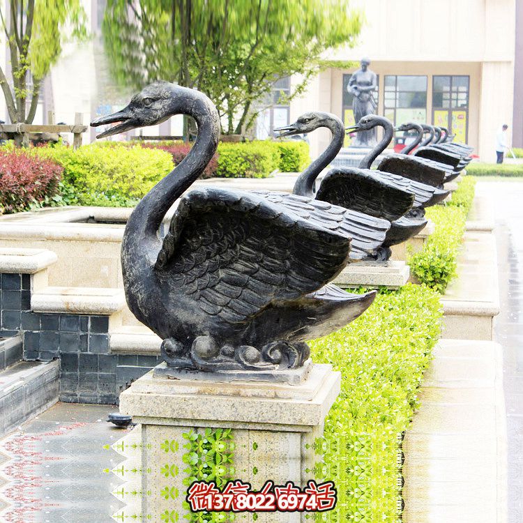區(qū)街邊景觀(guān)不銹鋼創(chuàng)意天鵝噴漆雕塑 區(qū)街邊景觀(guān)不銹鋼創(chuàng)意天鵝噴漆雕塑