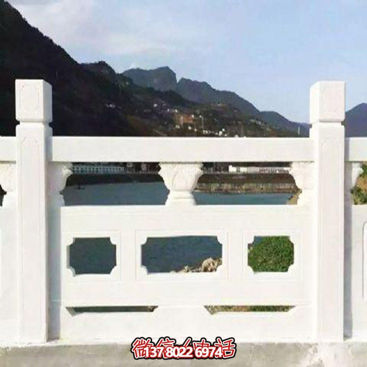 大理石雕刻石欄桿，美輪美奐，護(hù)佑家園