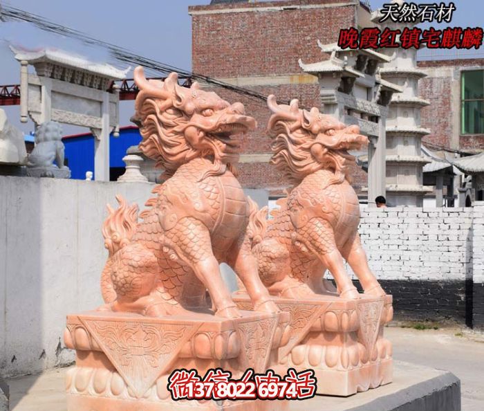 仿古神麒麟石雕，點(diǎn)綴您的庭院門(mén)口
