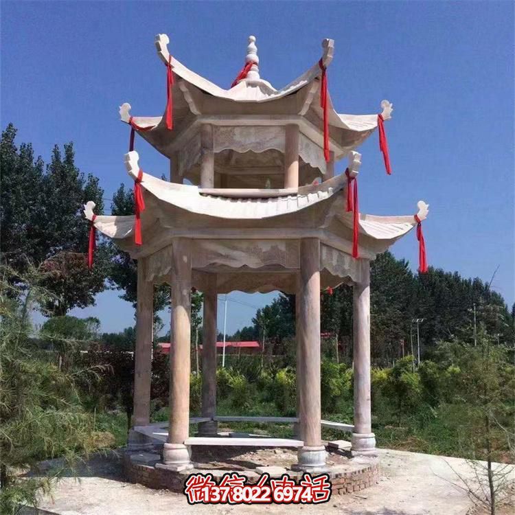 古典式園林雕塑，打造涼亭小區(qū)尊貴裝點