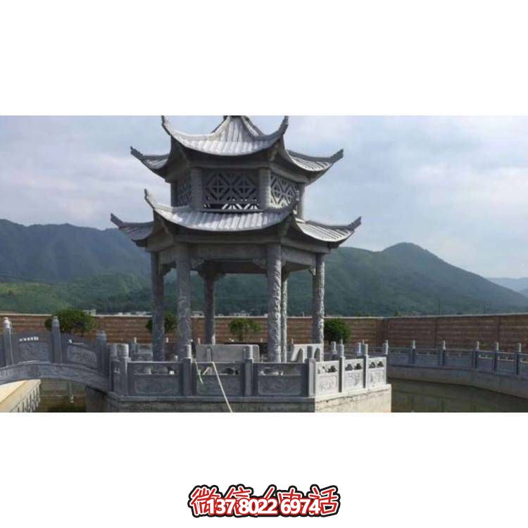 精美大理石雕塑涼亭，把藝術(shù)與實(shí)用完美結(jié)合