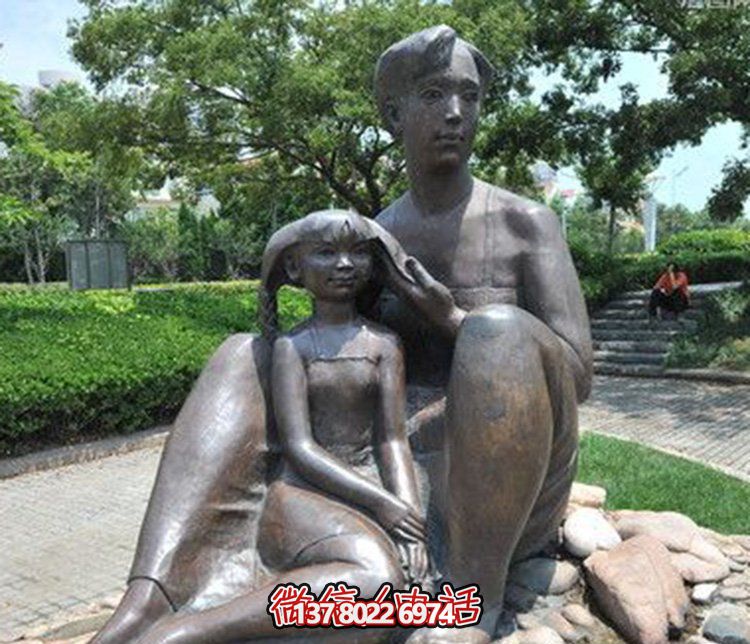 母女情深銅雕塑，傳承傳統(tǒng)文化