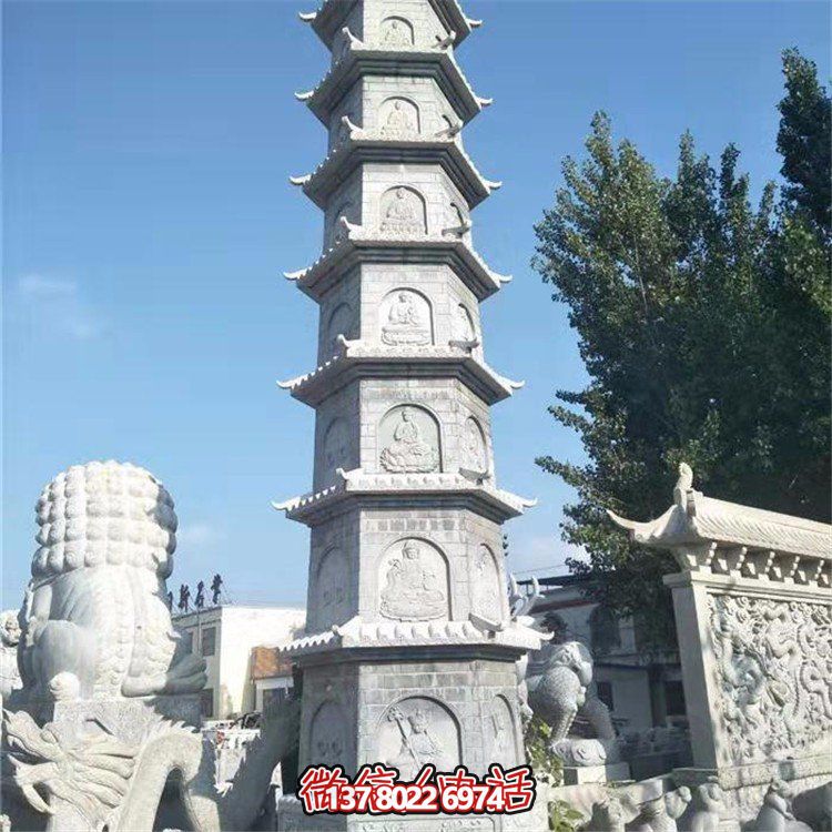 古典佛教雕塑藝術(shù)——精美青石舍利塔、石塔寺、佛塔