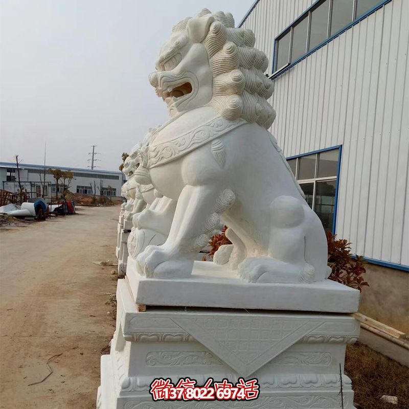 高品質(zhì)石雕麒麟雕塑，點綴企業(yè)公司大門口，增添鎮(zhèn)宅財運(yùn)