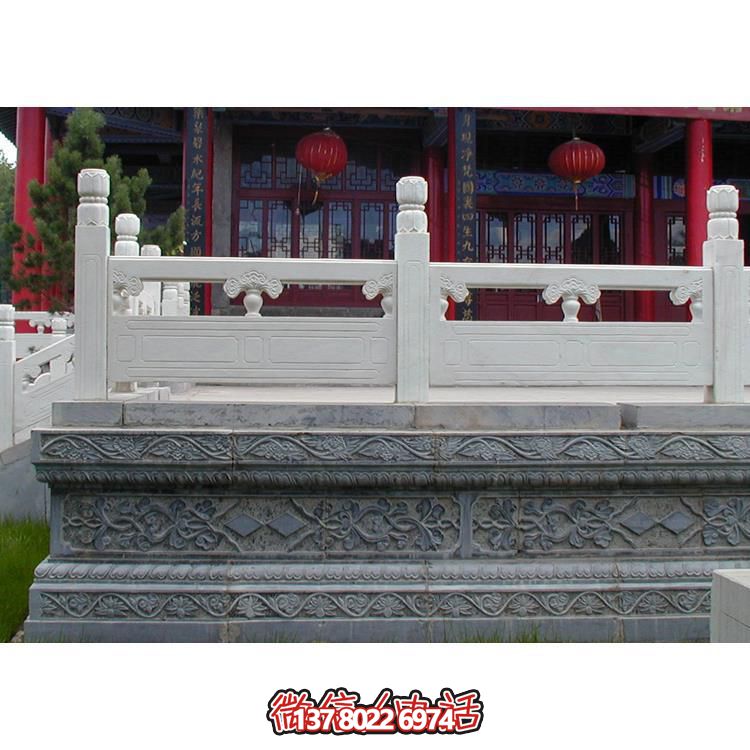 質感卓越，自然美觀的花崗巖臺階欄桿圍欄