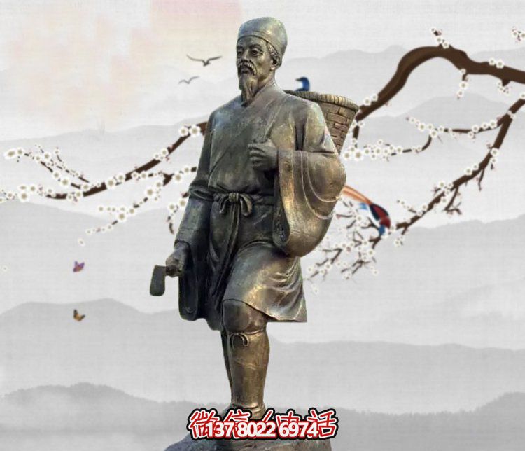 雕塑李時(shí)珍的傳奇，緬懷古老的采藥文化