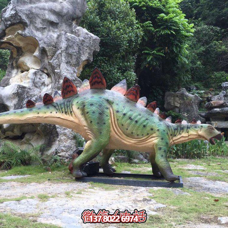 劍齒龍，玻璃鋼仿真恐龍仿生雕塑
