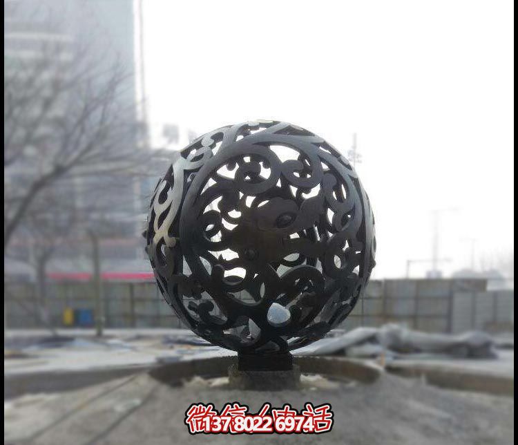 戶(hù)外廣場(chǎng)創(chuàng)意抽象鏤空球雕塑 戶(hù)外廣場(chǎng)創(chuàng)意抽象鏤空球雕塑
