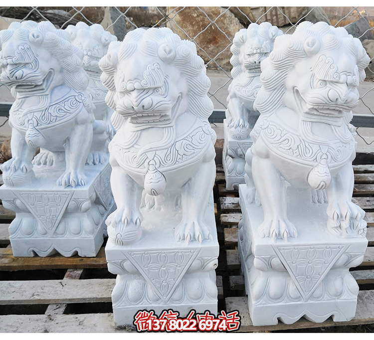 天安門獅子，漢白玉中式傳統(tǒng)北方石獅子