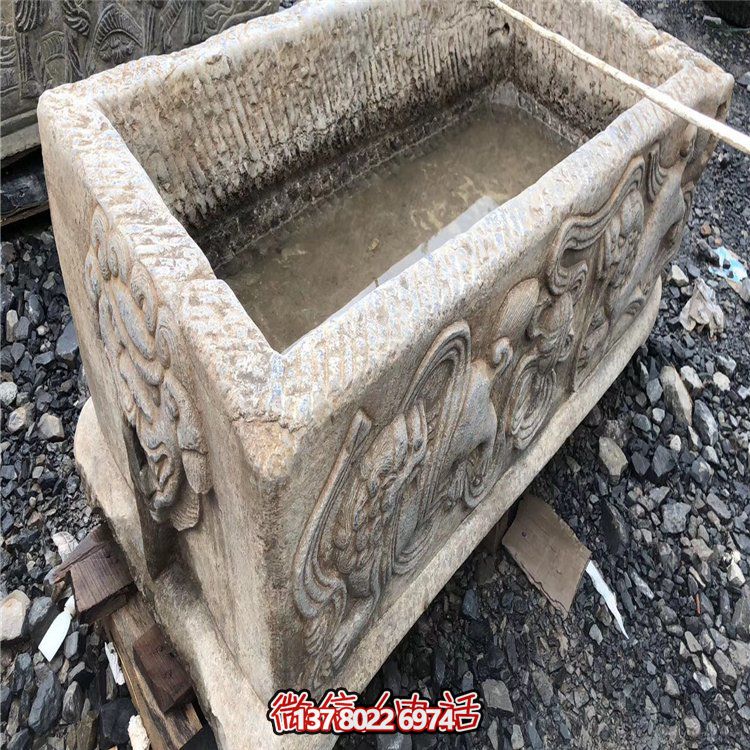 老石槽，漢白玉仿古石槽