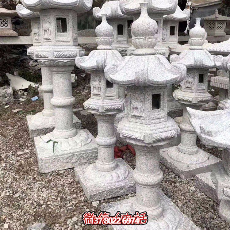 花崗巖石雕燈，中國傳統(tǒng)古建照明燈籠